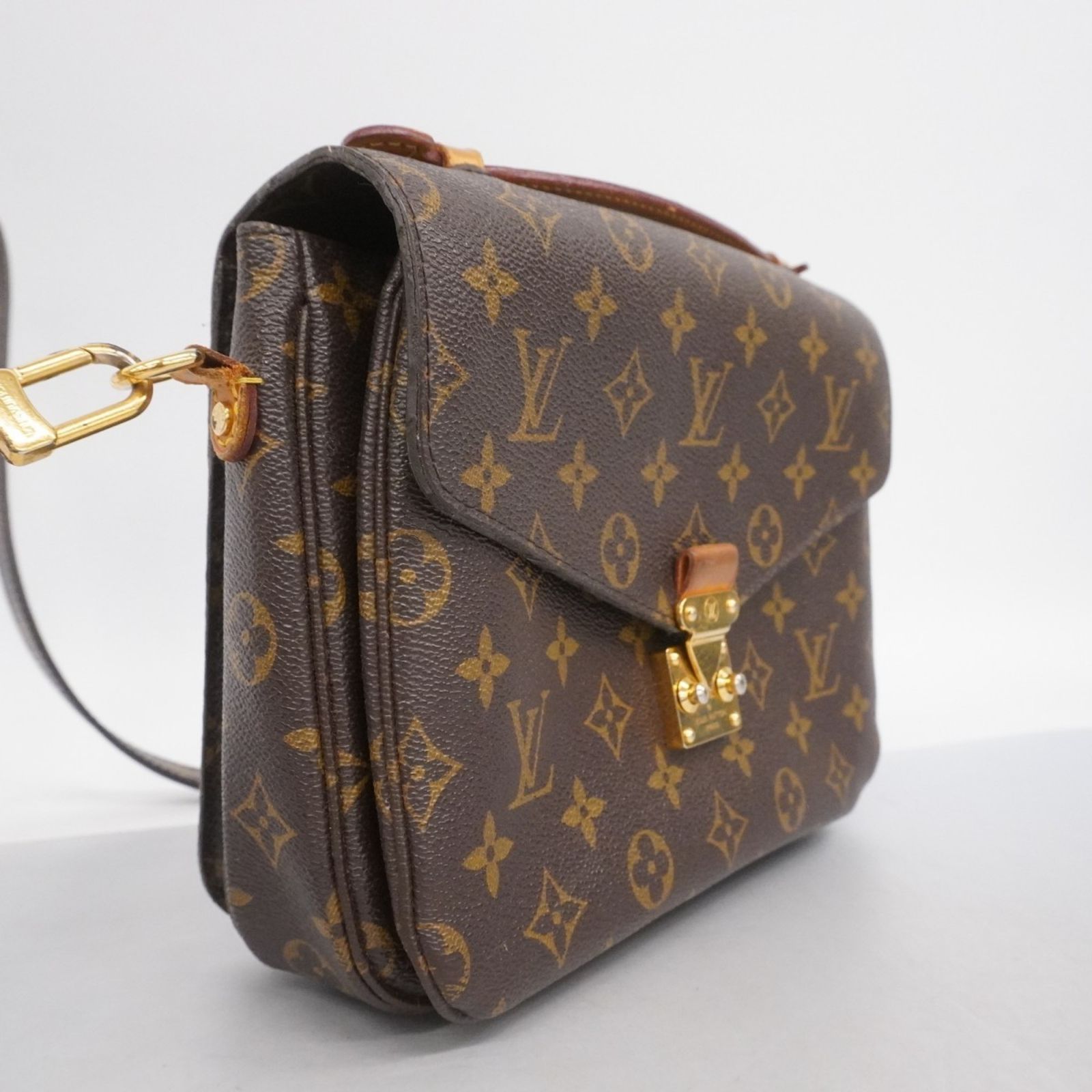 ルイ ヴィトン Louis Vuitton ルイ ヴィトン ハンドバッグ モノグラム ポシェットメティスMM M44875 ブラウン 2wayバッグレディース P1574934