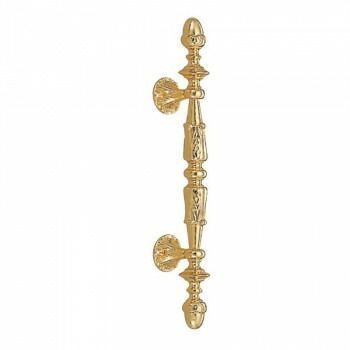 シロクマ スパニッシュ丸座取手 小 純金 NO-16