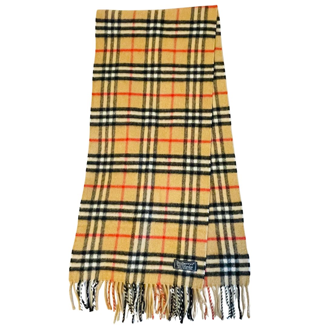 BURBERRY バーバリー カシミヤ マフラー ブラウン A809