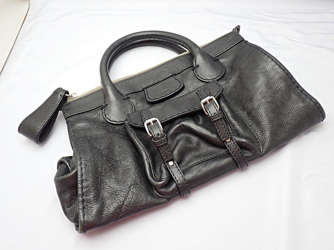 レザー ブラック