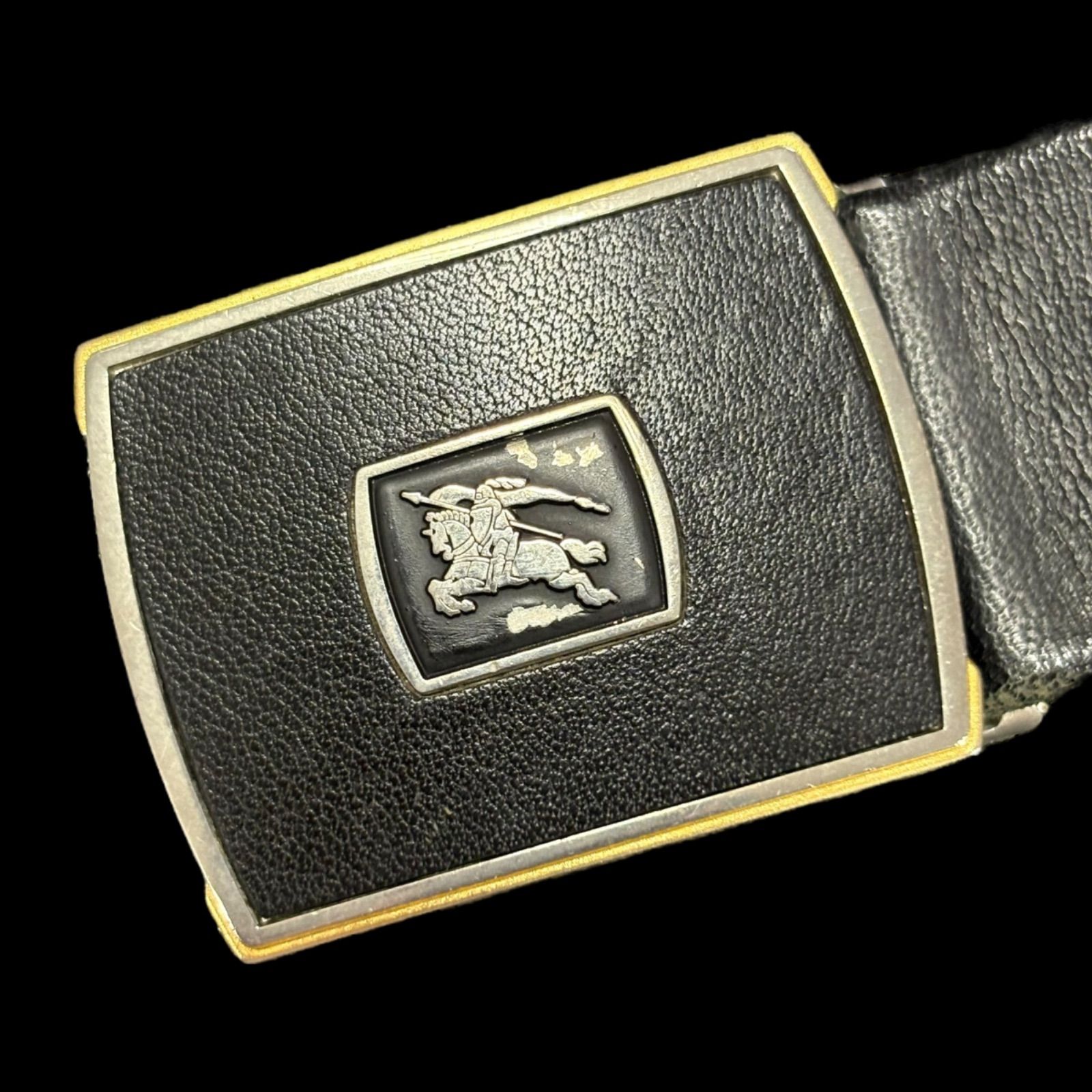 スライド式 BURBERRY バーバリー 本革 メンズ ベルト 128cm 黒 スライド式 BURBERRY バーバリー 本革 メンズ ベルト 128cm 黒