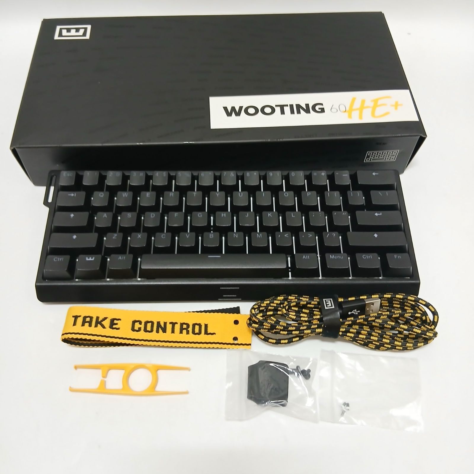 No.3968 Wooting 60HE ゲーミングキーボード Wooting60HE ＋ ARM ANSI-US PBT Lekker Linear60 ラビットトリガー ウーティング キーボードラピッドトリガー 搭載 ゲーミングキーボード 英語配列
