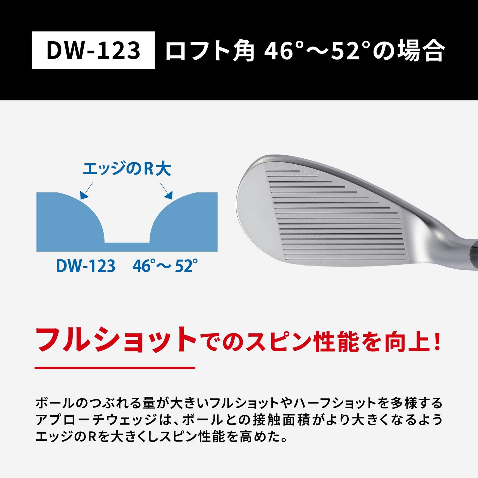 クラブヘッド DW-123クロムメッキ