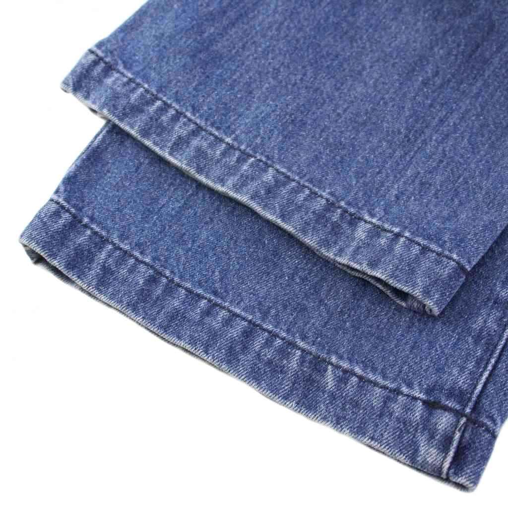 ダントン DANTON デニムパンツ ジーンズ ワイド タック ジップフライ 36 青 ブルー BB DECORATOM_COM_BR