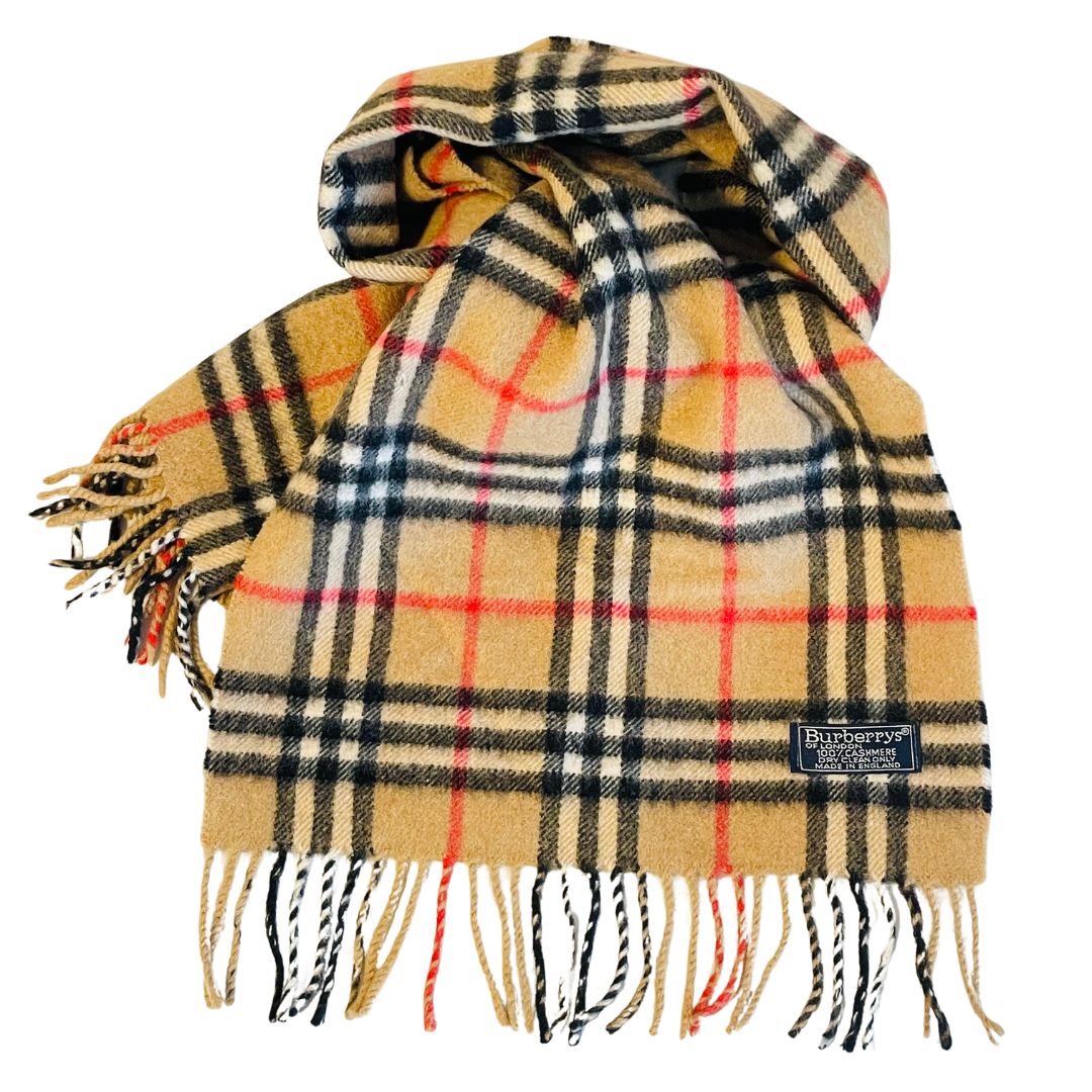 BURBERRY バーバリー カシミヤ マフラー ブラウン A810