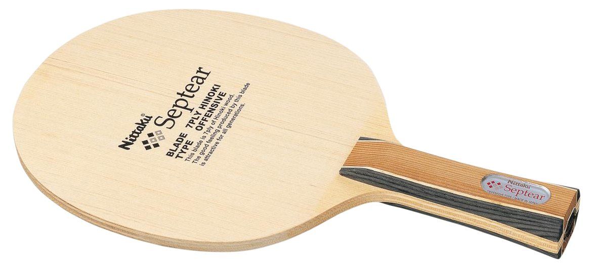 ニッタク Nittaku 卓球 ラケット セプティアー シェークハンド 攻撃用 7枚合板
