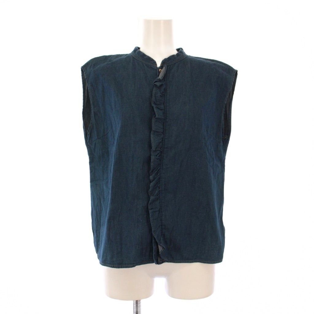 パラスパレス　Pal'las Palace バンドカラーフリルブラウス パラスパレス Pal'las Palace バンドカラーフリルブラウス