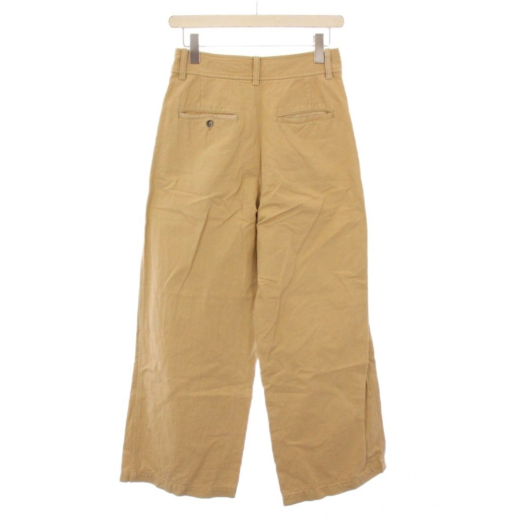 パラスパレス Pallas Palace ラフィリネンチノワイドパンツ スラックス ジップフライ ワン 2 ベージュ FPT24206B BB