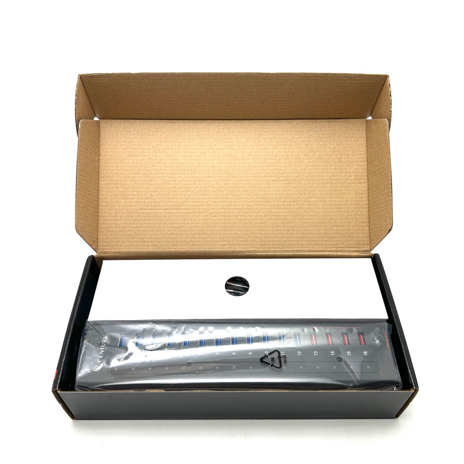 楠本質店|元住吉 ♥品 センチュリー Hub名人 十六段 USB3.2 Gen1対応 16ポート USBハブ CHM-U3P16V2 VETTDRUCK_DE