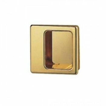 シロクマ ソリッド角手掛 50mm 純金 MB-12