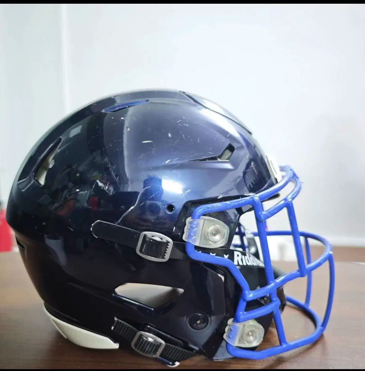 アメフト ヘルメット ブルー ブラック speedflex