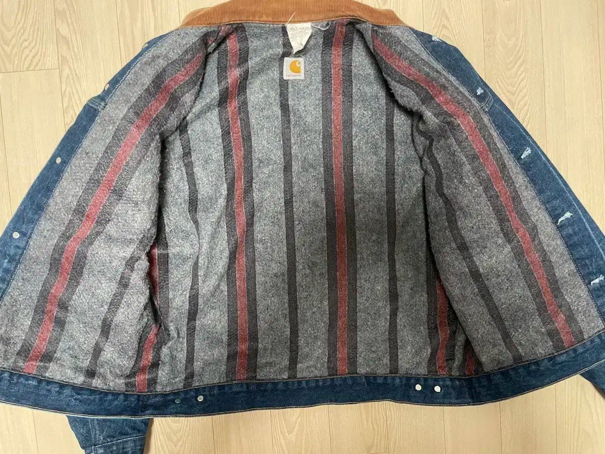 カーハート 100周年 ブランケット 裏地 デニム デニムジャケット