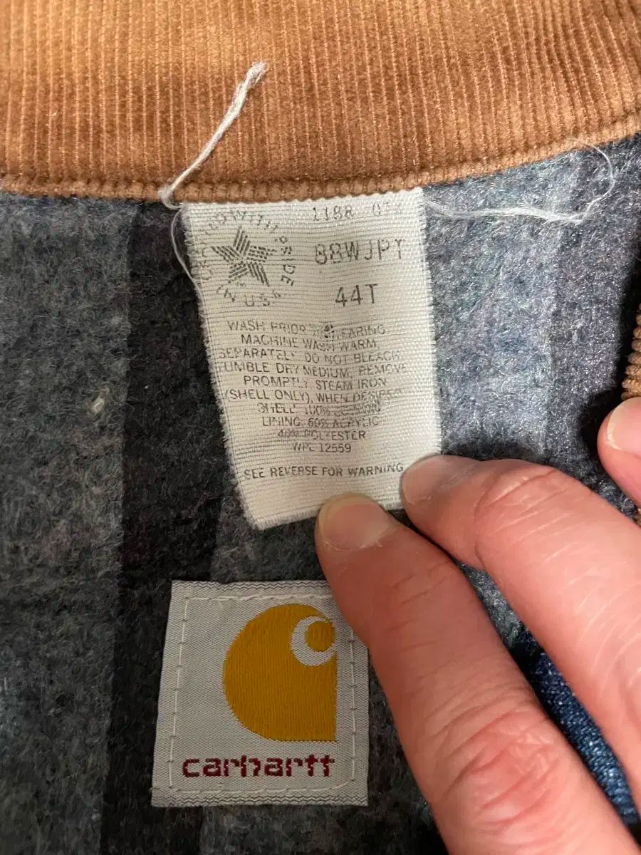 カーハート 100周年 ブランケット 裏地 デニム デニムジャケット