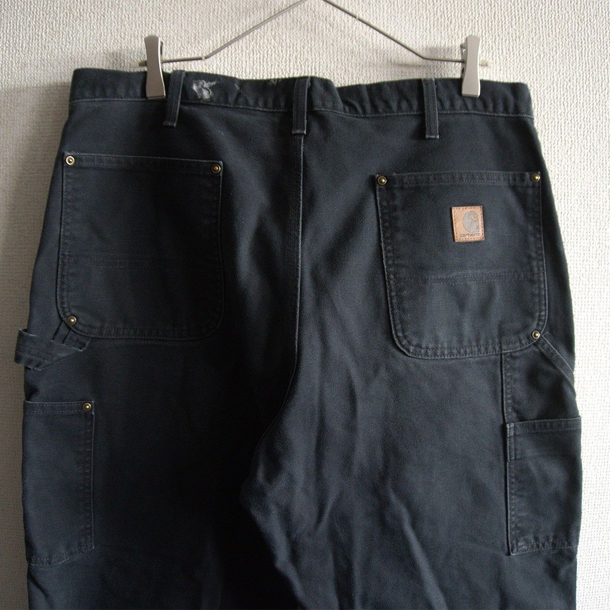 雰囲気抜群】Carhartt【ダブルニー ペインターパンツ】36 ブラック