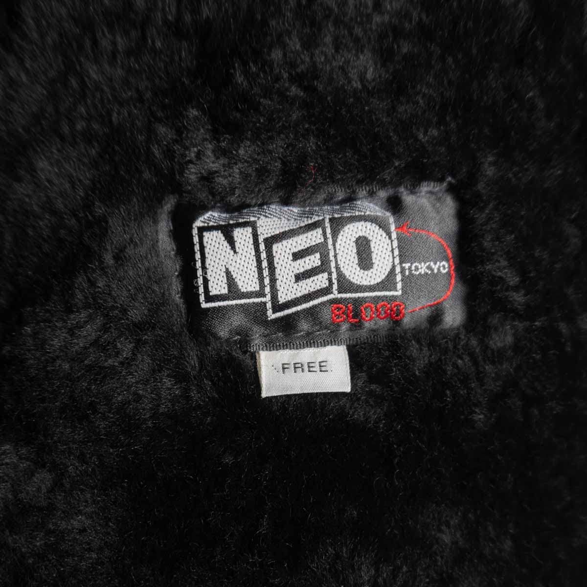 美品】NEO TOKYO BLOOD【B-3 ムートンボンバージャケット】 ブラック