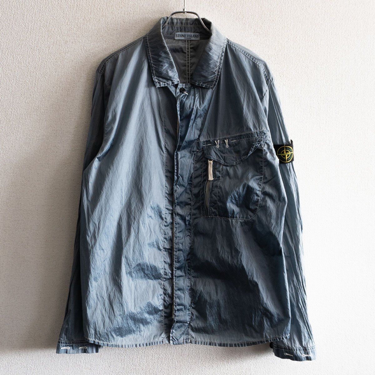 2010SS】STONE ISLAND【NYLON METAL OVER SHIRTS】XL ナイロンメタル