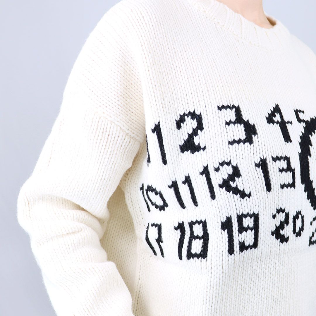  エムエムシックス メゾンマルジェラ MM 6 MAISON キッズセーター レディースセーター ロゴニット K 49 U-M 60882 セーター トップス