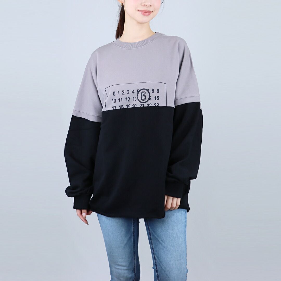 エムエムシックス メゾンマルジェラ MM6 MAISON MARGIELA キッズトレーナー レディーストレーナー スウェット MM6S115U-M60870