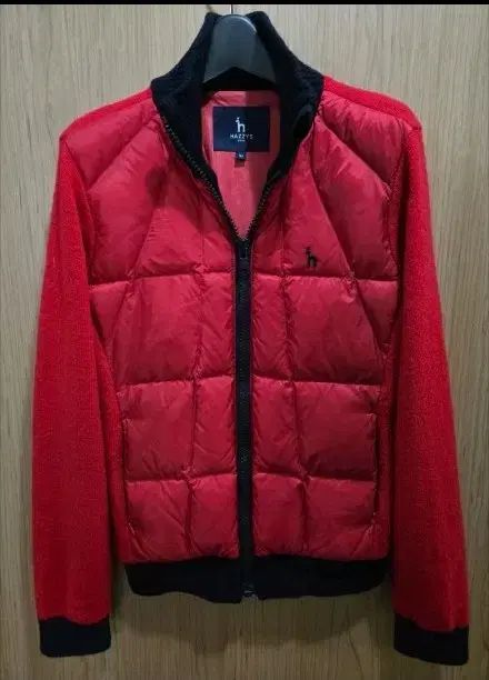 最高 HAZZYS へジス ゴルフ グースダウン ダウン 防風 ニットジップアップ 90 55 55半