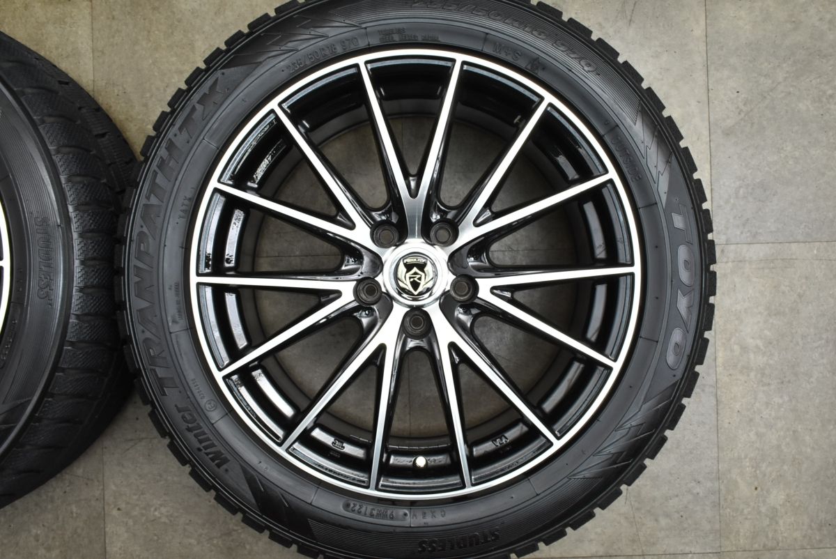 RIZLEY 18in 7.5J 38 PCD114.3 ウィンタートランパスTX 235|50R18 アルファード ヴェルファイア スカイライン エルグランド FFCRYSTALESIA_COM