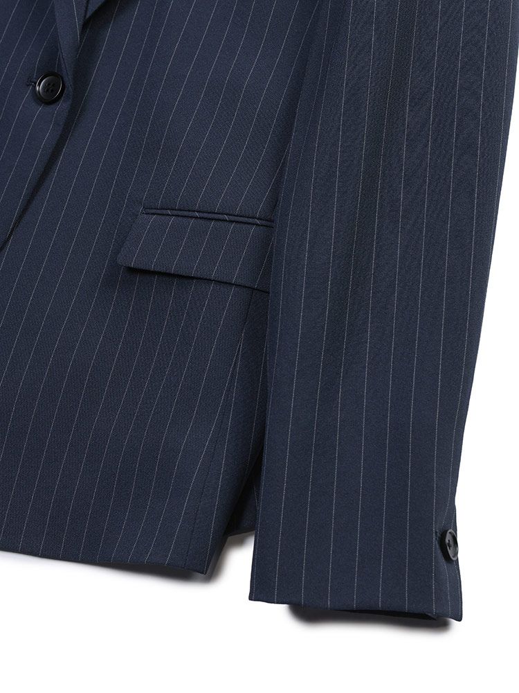 theo dore セオドール ストライプ シングル 1ツ釦 ジャケット MAAHADDERANG_COM