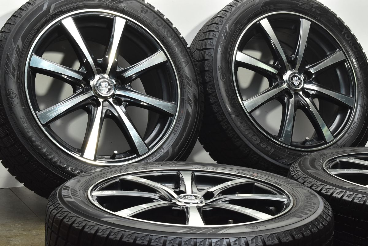 ステップワゴン スパーダ等に EXPLODE 17in 7J 53 PCD114.3 ヨコハマ アイスガード iG60 205|55R17 80 ノア ヴォクシー キックス