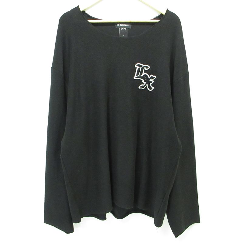 三重本店 GOD SELECTION XXX ゴッドセレクショントリプルエックス スウェット LFYT ブラック サイズ L 103
