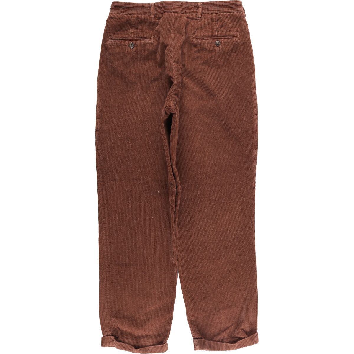 古着 アバクロンビーアンドフィッチ Abercrombie-Fitch ツータック 太畝 コーデュロイパンツ メンズw31相当 eaa591843