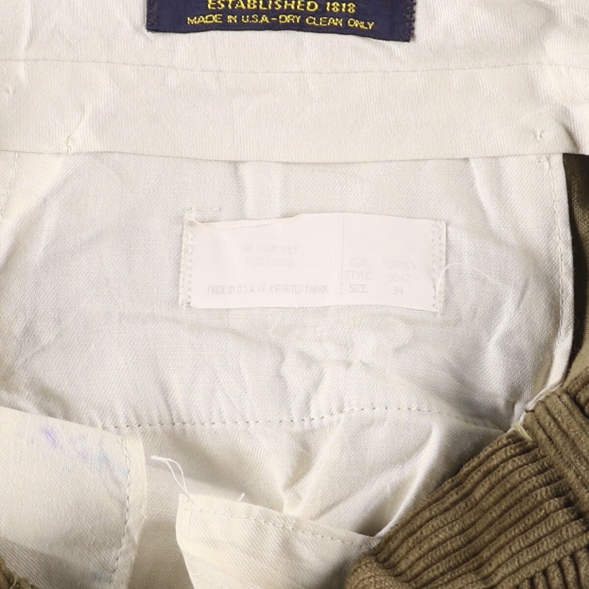 コーデュロイパンツ