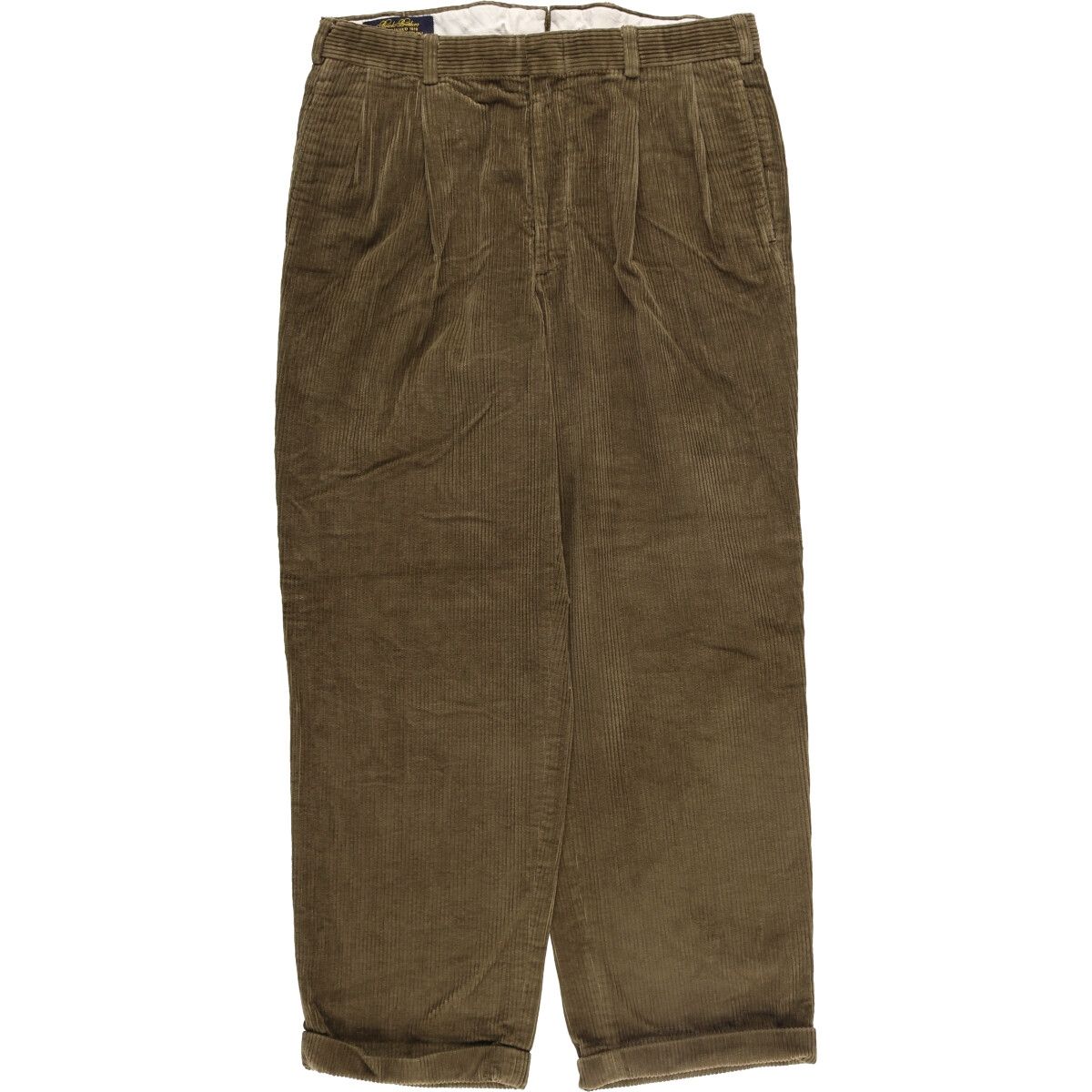 古着 ブルックスブラザーズ Brooks Brothers ESTABLISHED 1818 ツータック コーデュロイパンツ メンズw34相当 eaa589568