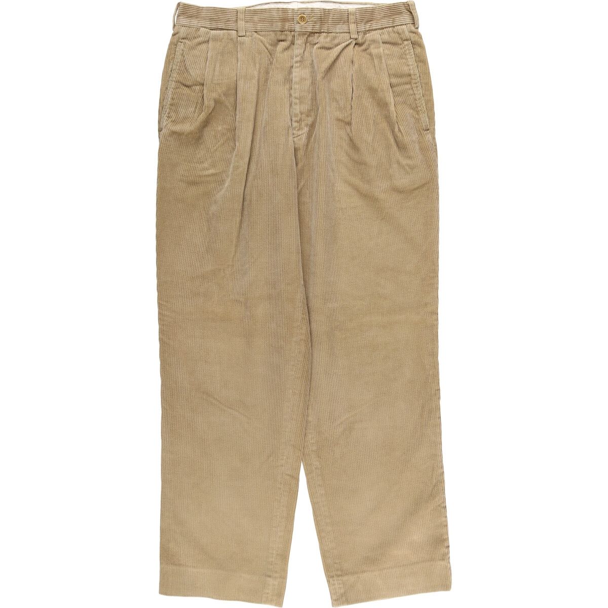 古着 イヴサンローラン Yves Saint Laurent POUR HOMME プールオム ツータック コーデュロイパンツ メンズw33相当 eaa589582