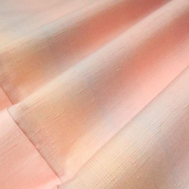 仕付け糸付き 紅花染