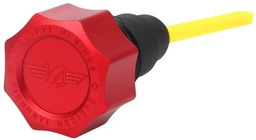 PERFOMANCE MAGNETIC エンジンオイルディップスティック CURVED レッド 2007〜16年ツーリング トライクモデル