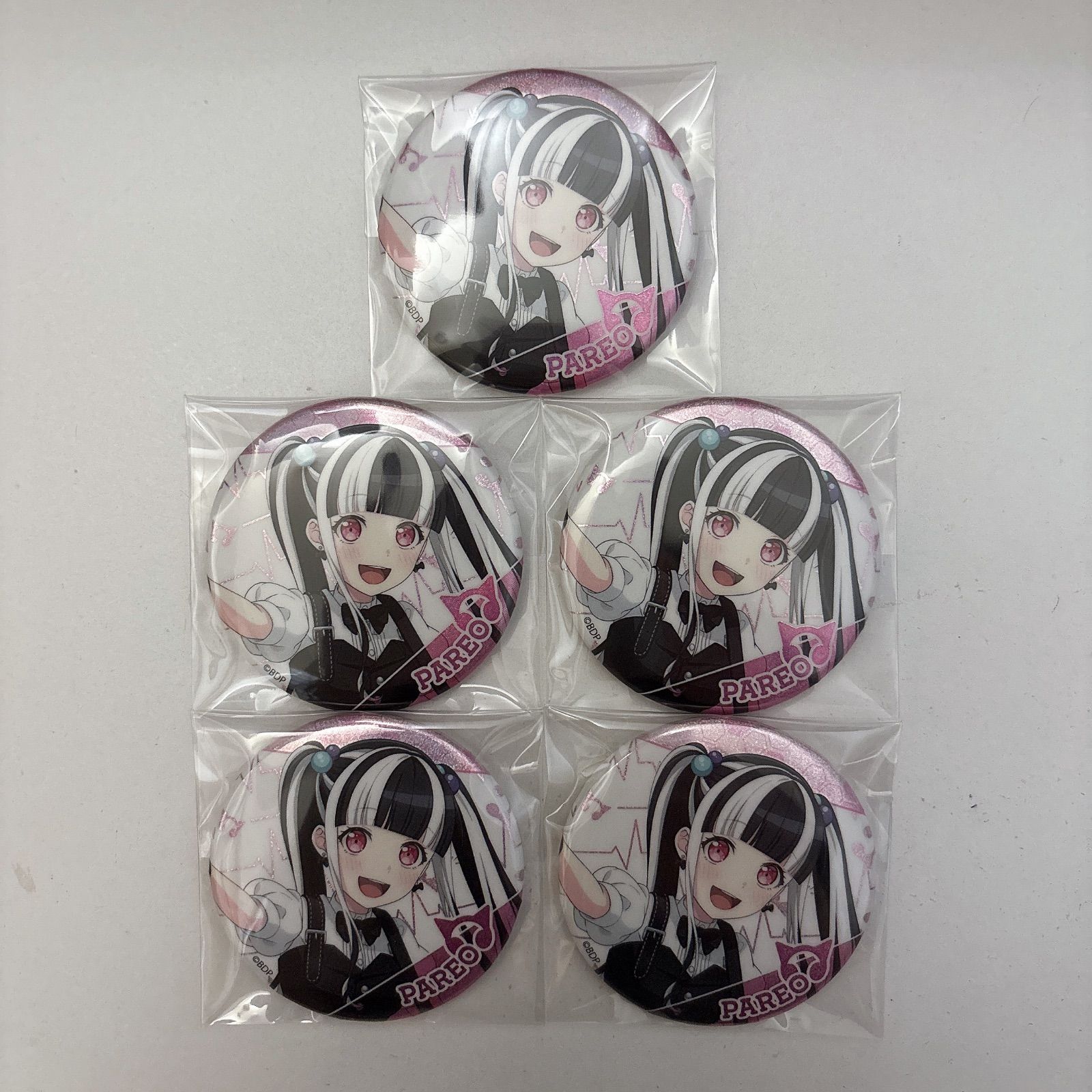 バンドリ 缶バッジ 10th パレオ 10枚セット バンドリ 缶バッジ 10th