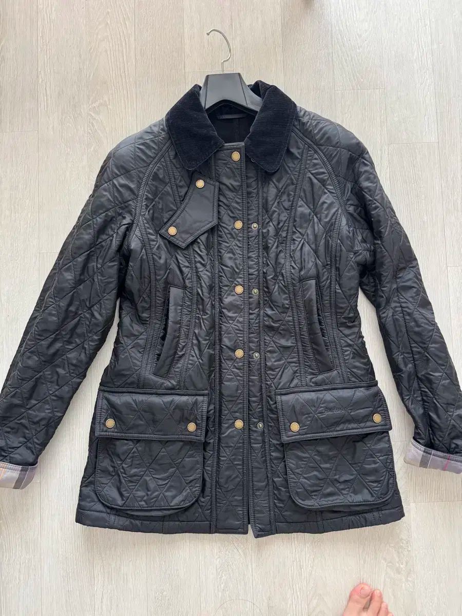 バブアー レディース ビデイル タートルネック キルティング ジャケット UK8 | Barbour