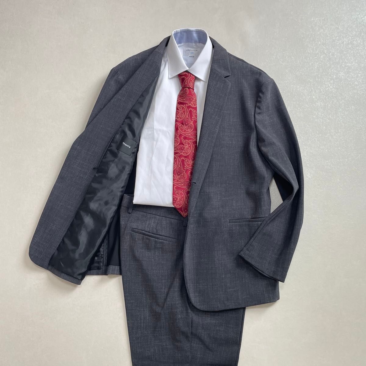 美品＆大きめ セオリー セットアップ Precision Print スーツ 46 38