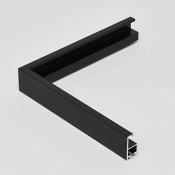 アルナ アルミフレーム デッサン額 T25 ブラック 正方形450角 2368