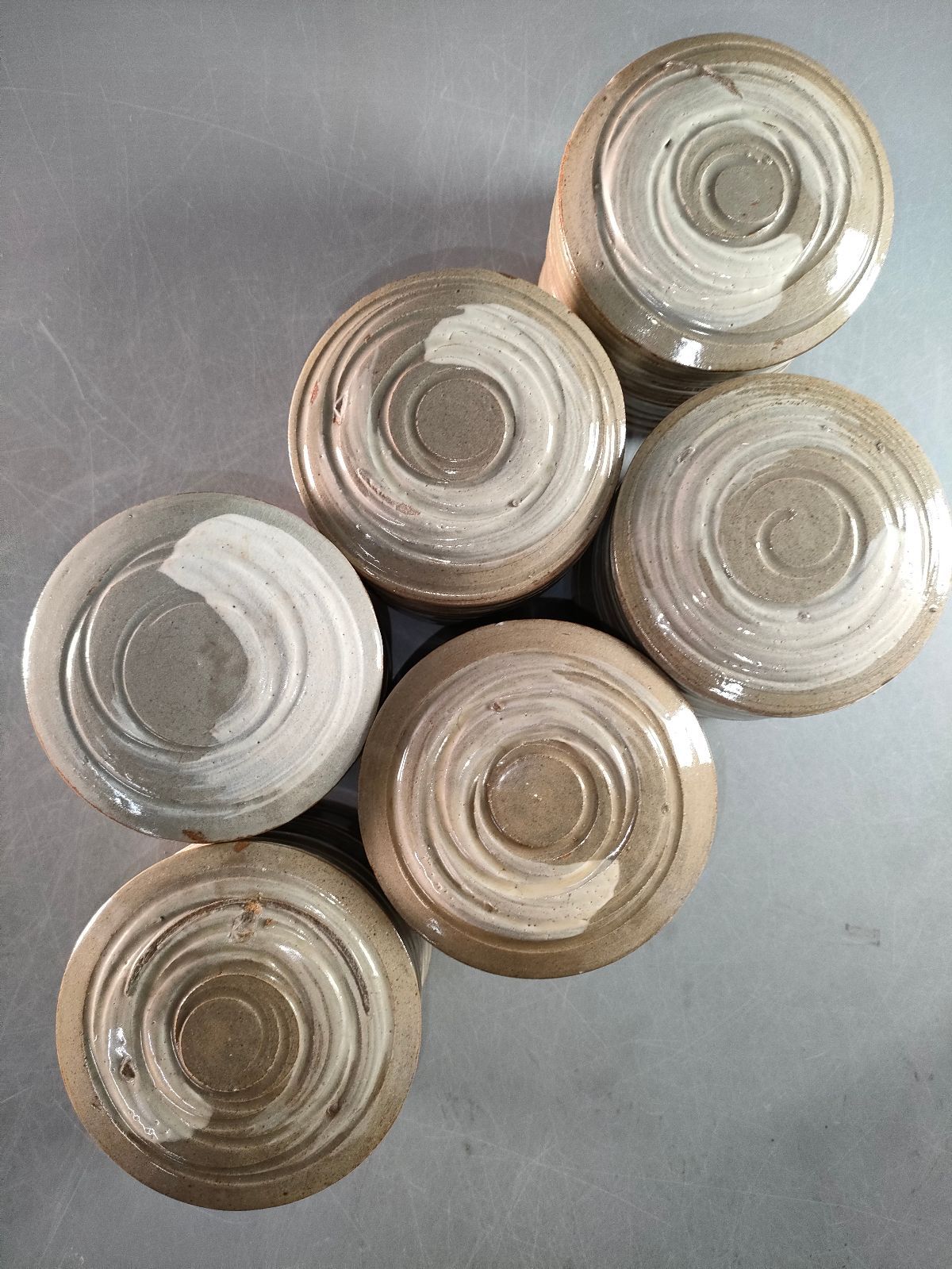 S9-5|刷毛目信玄弁當箱6客|段重|三段重|和食器|懐石道具|