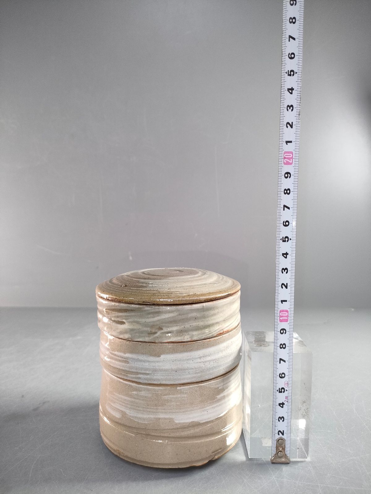 S9-5|刷毛目信玄弁當箱6客|段重|三段重|和食器|懐石道具|