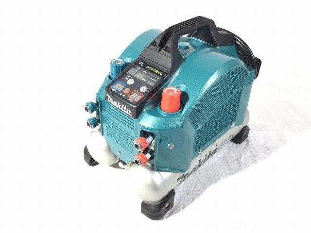 ♥品 makita マキタ 常圧|高圧 エアコンプレッサー AC462XS 青 100V 7L エアーコンプレッサー エア工具118039