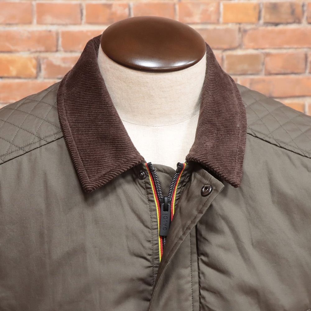 25秋冬/GAUDI/Lサイズ/中綿ジャケット C521GU35013 ワックスコットン