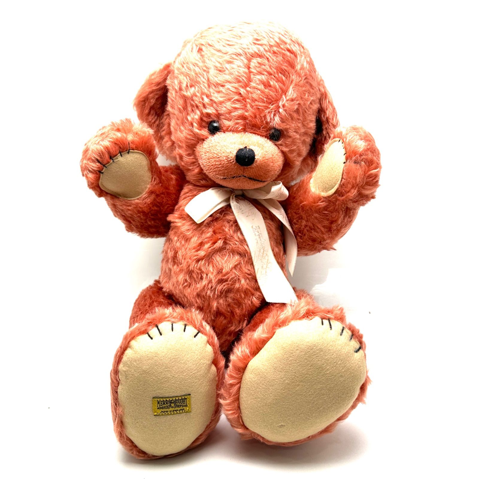 楠本質店 元住吉 メリーソート MERRY THOUGHT テディベア チーキー 世界 250体 イングランド製 CHEEKY CORAL BLUSH T26R