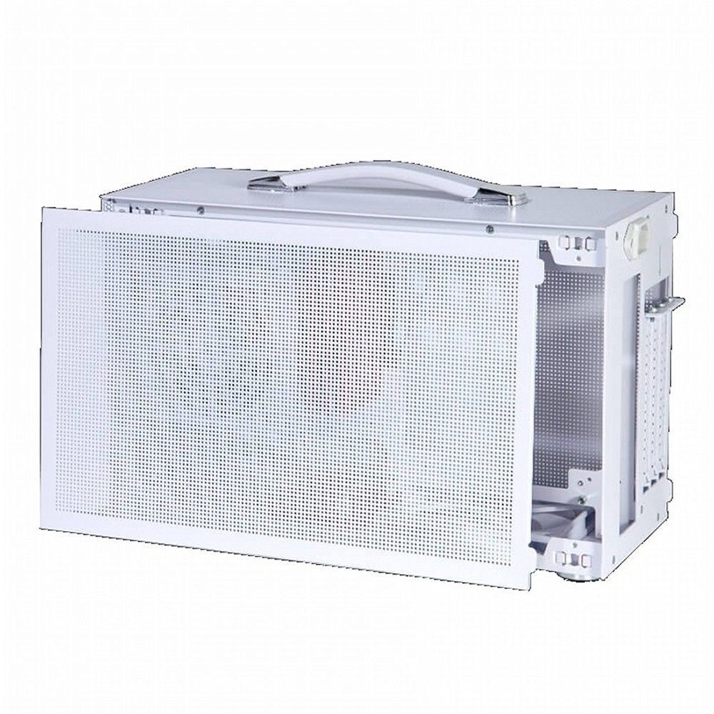 シーピーエス CPS K101 Mini-ITX PCケース ホワイト PCI-E 4.0対応 ライザーケーブルセットモデル K101MESHWH-RCSET