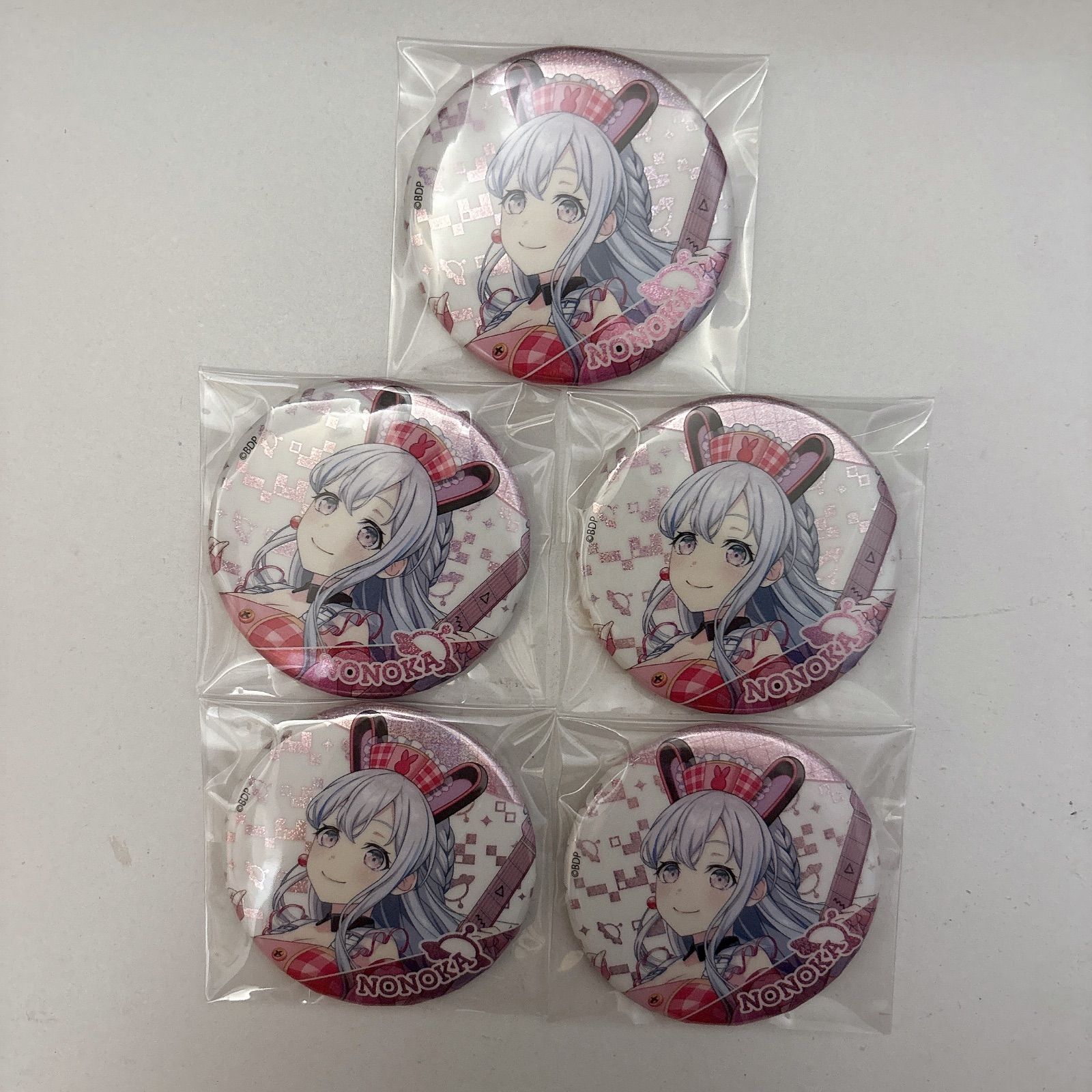 バンドリ 10th 10周年記念 缶バッジ 5個セット 宮永ののか ゆめみた