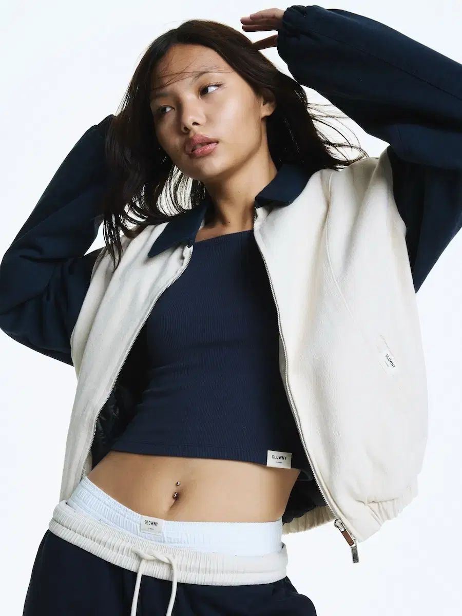 グロウニー G ツイル ウォーク ジャケット ネイビー