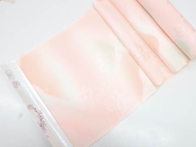 京松 長襦袢 京友禅 倫子 ぼかし 反物 13.5m 正絹 r7w10-1939