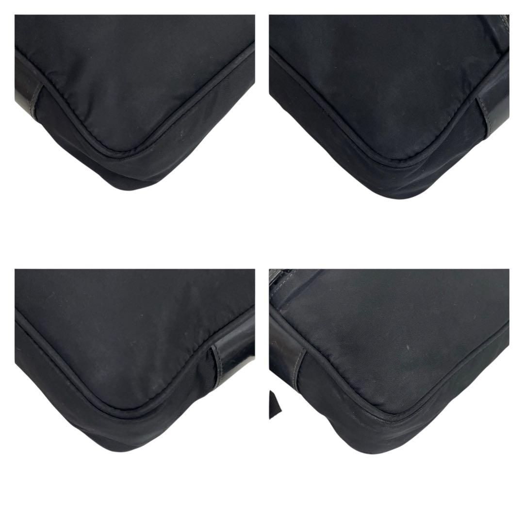 価格交渉/質問大歓迎♪】極美品 プラダ PRADA 三角ロゴ ナイロン 黒