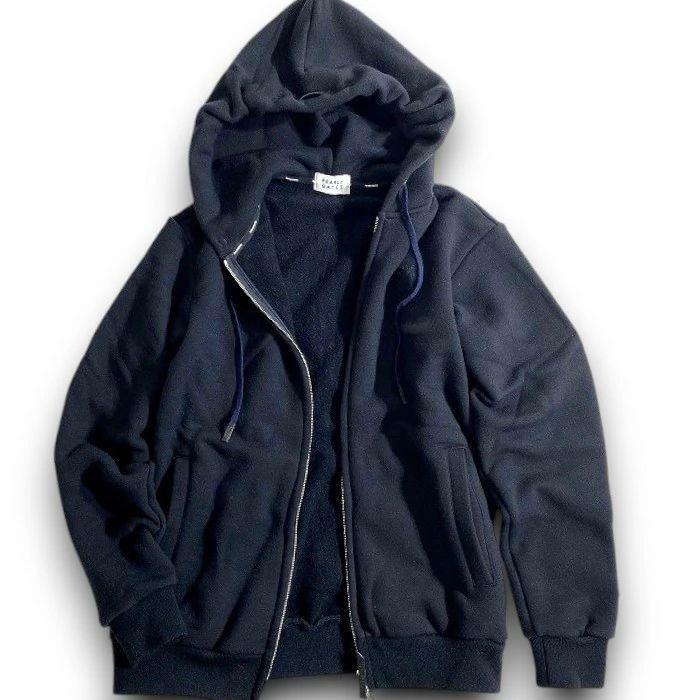 パーリーゲイツ ゴルフ ウルトラファインメリノウール ベビーカシミア ポイント刺繍 無地 ダブルジップ パーカー フーディジャケット ゴルフウェア 053-3962001 定価10.7万 ダークネイビー 108 51006w03