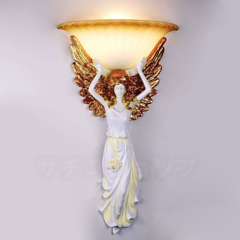 プラケットライト 壁掛け灯 壁灯 室内 屋内 エクステリア 門柱灯 アンティーク 北欧風 福の天使 モデルB