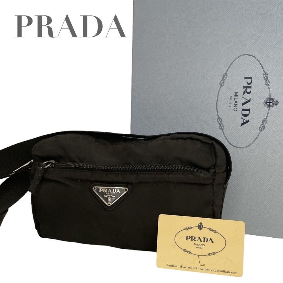 価格交渉/質問大歓迎♪】極美品 ギャランティカード付 プラダ PRADA